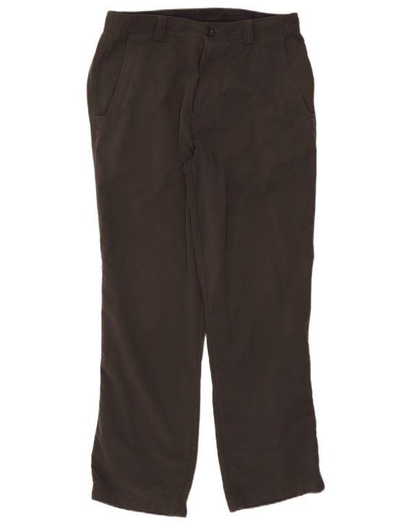 Rohan Mens Straight Chino Trousers W34 L29 Khaki Polyester