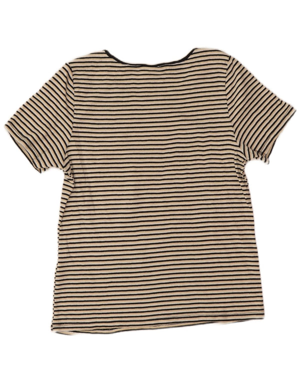 Levi's Womens T-Shirt Top UK 18 XL Multicoloured Striped
