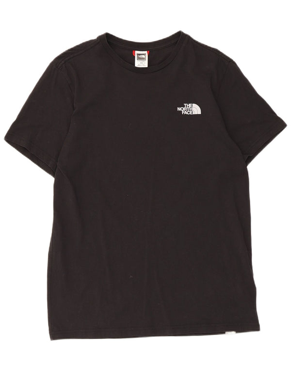 The North Face Mens T-Shirt Top Medium Black Cotton
