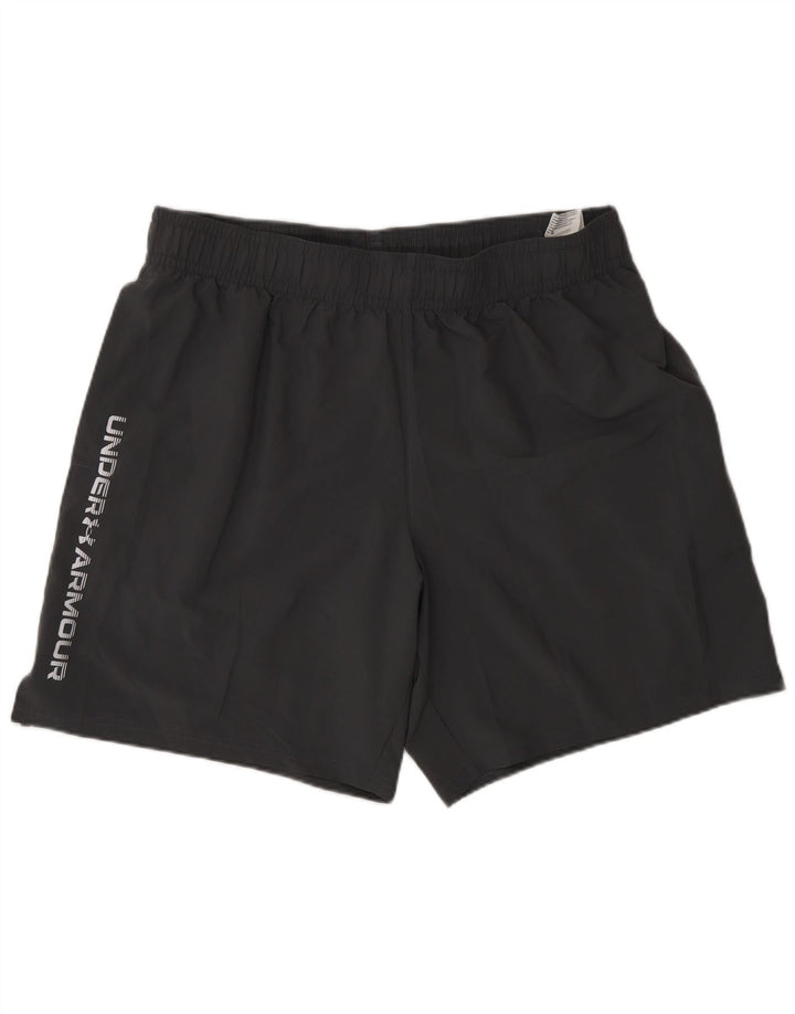 Under Armour Mens Graphic Regular Sport Shorts XL Grey Polyester