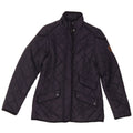 Puffa Womens Quilted Jacket UK 6 XS Navy Blue Polyamide