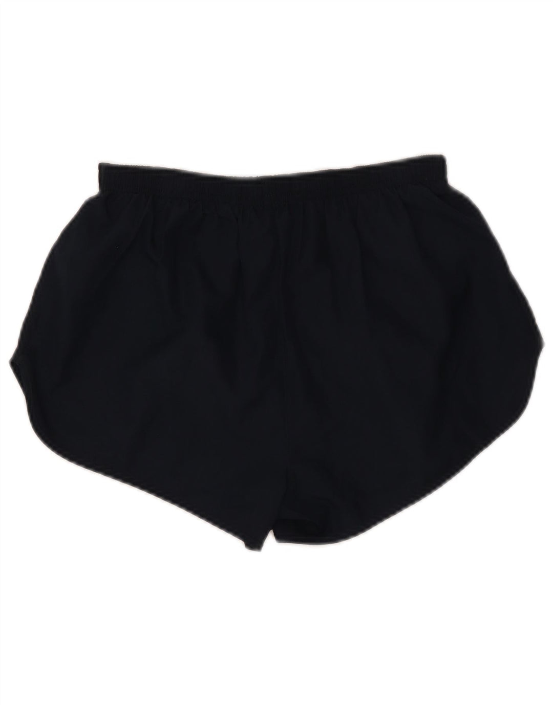 NIKE Womens Sport Shorts UK 8 Small  Navy Blue Polyester