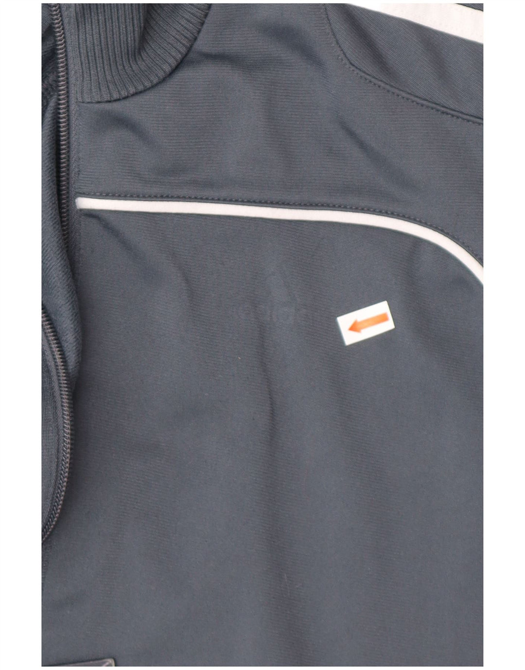 ADIDAS Mens Tracksuit Top Jacket UK 36/38 Small Grey Colourblock Polyester