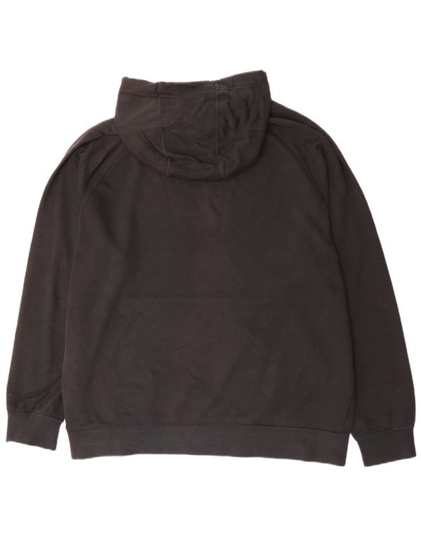 Nike Mens Graphic Hoodie Jumper 2XL Black Cotton