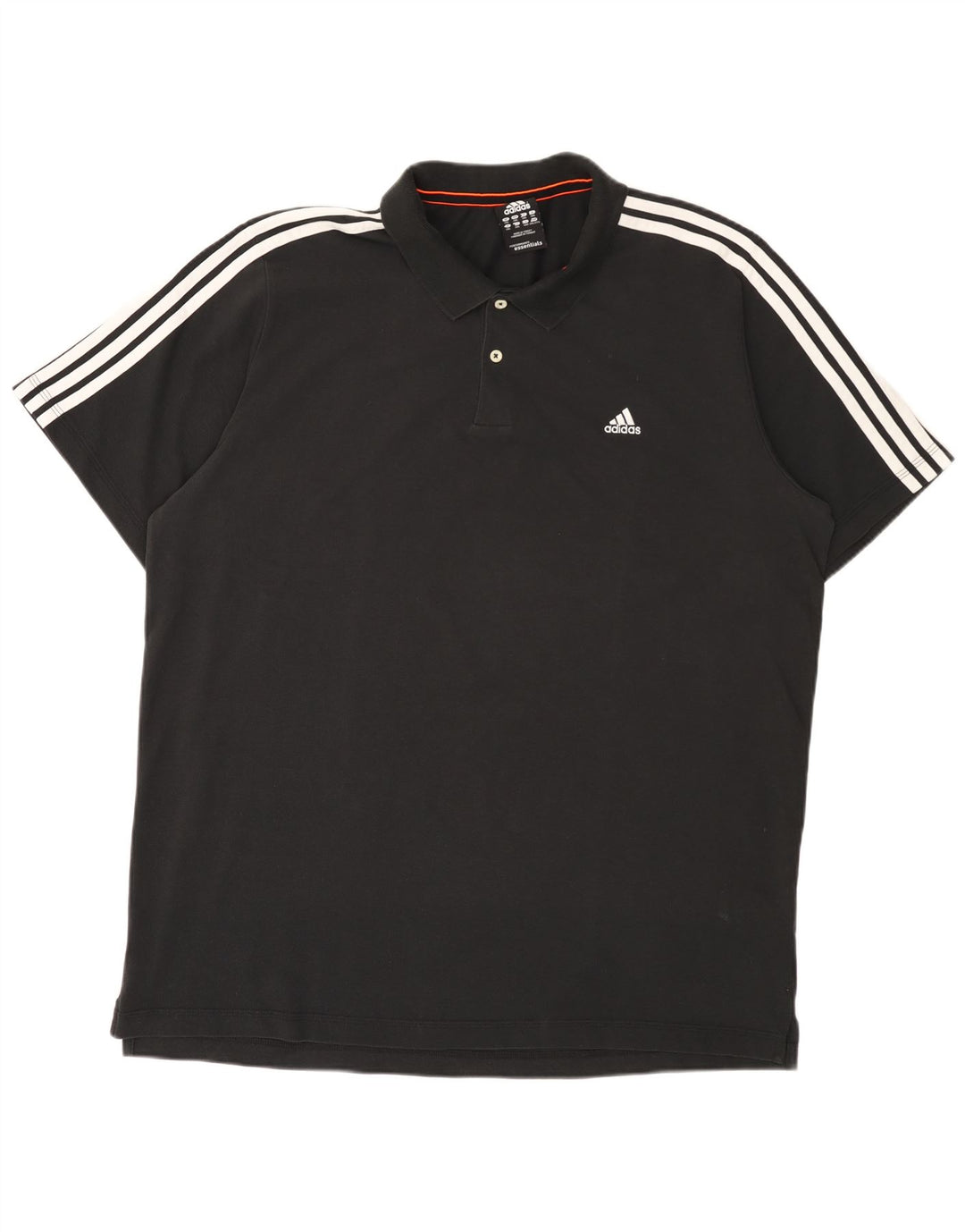 ADIDAS Mens Climalite Polo Shirt 2XL Black Cotton