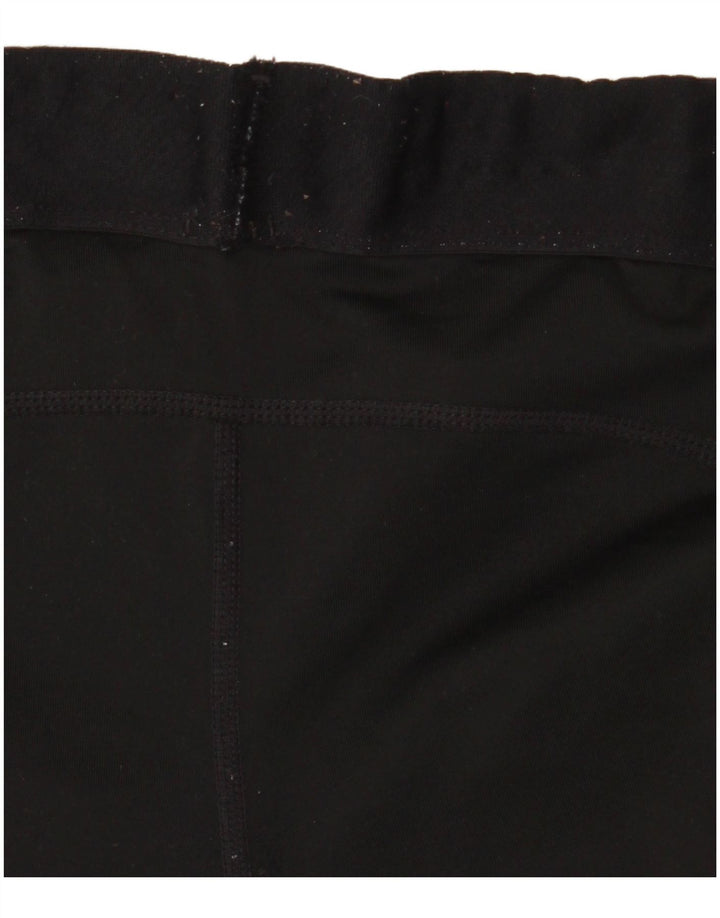 Nike Womens Graphic Leggings UK 10 Small  Black Polyester