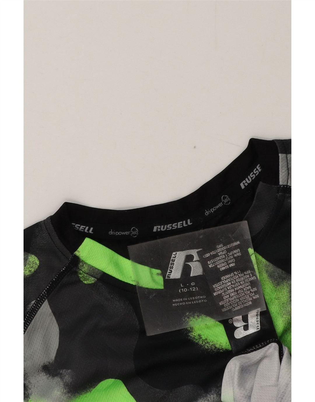 RUSSELL ATHLETIC Boys T-Shirt Top 10-11 Years Large Multicoloured