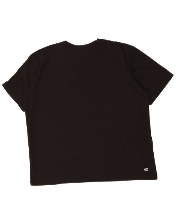 Lacoste Mens Regular Fit T-Shirt Top Large Black Cotton