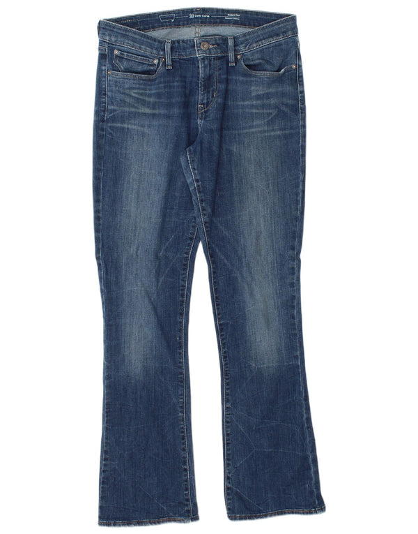 Levi's Womens Demi Curve Modern Rise Skinny Bootcut Jeans W30 L30 Blue