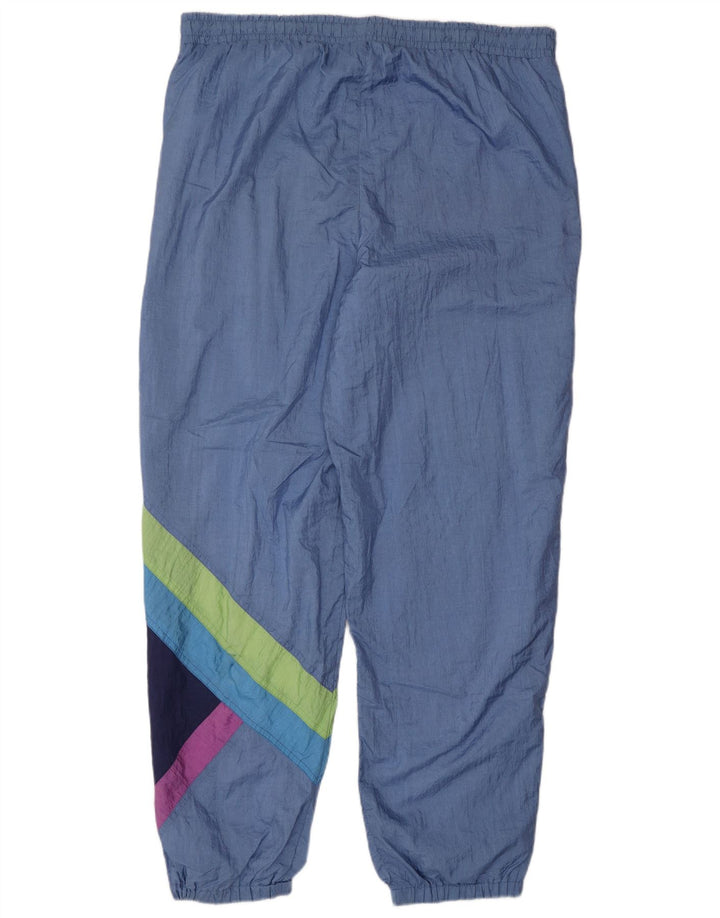 Puma Mens Tracksuit Trousers Joggers Large  Blue Colourblock Polyester