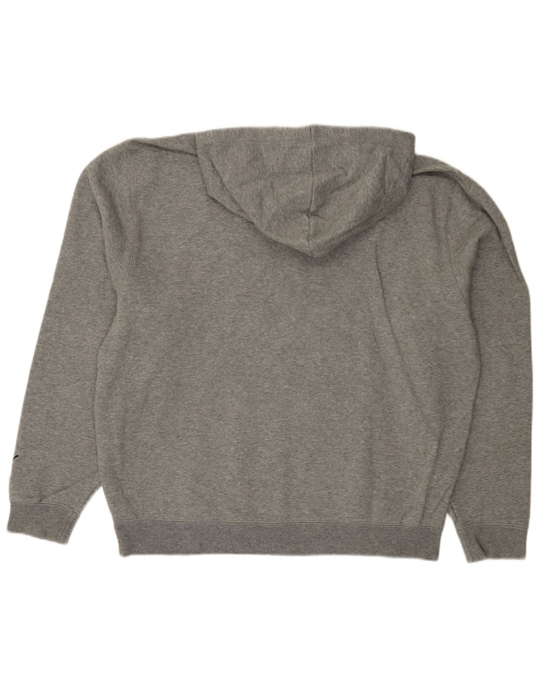 PUMA Mens Graphic Hoodie Jumper Large Grey Cotton