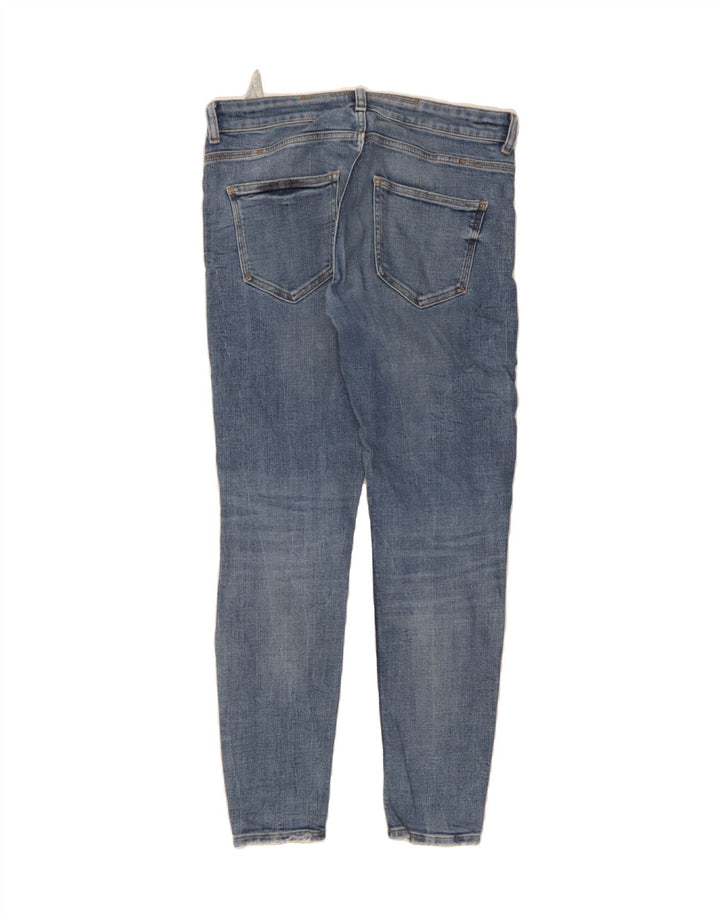 ZARA Womens Distressed Slim Jeans EU 40 Medium W31 L30 Blue Cotton Vintage Zara and Second-Hand Zara from Messina Hembry 