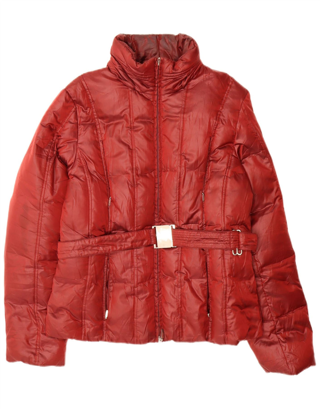 Ellesse Womens Padded Jacket UK 16 Large Red Polyester