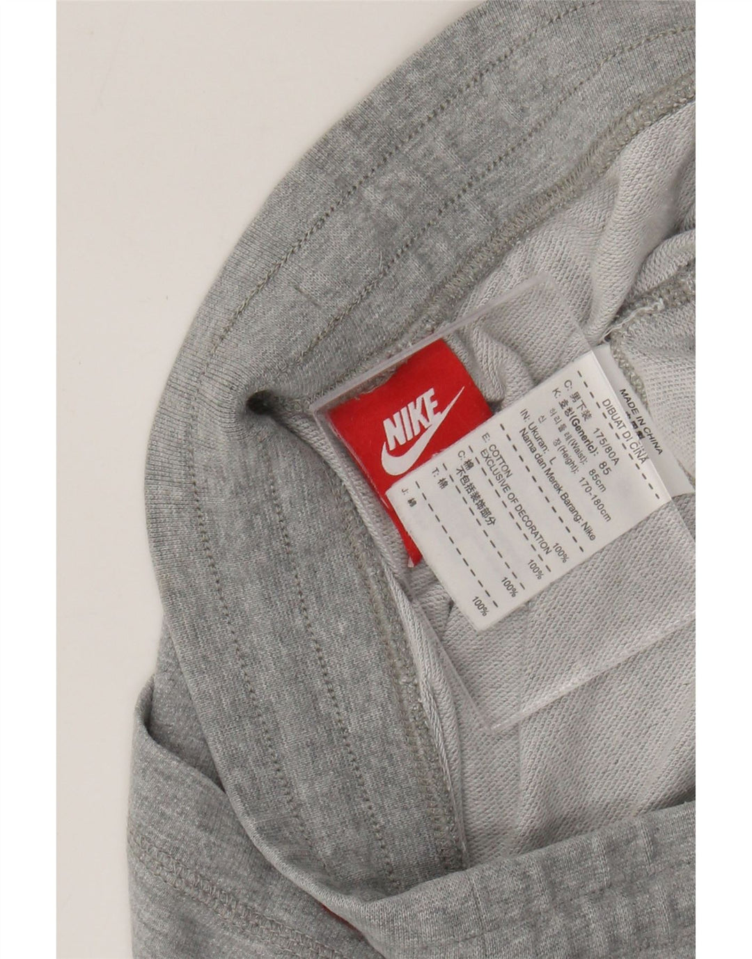 Nike Boys Tracksuit Trousers Joggers 13-14 Years Large Grey Cotton