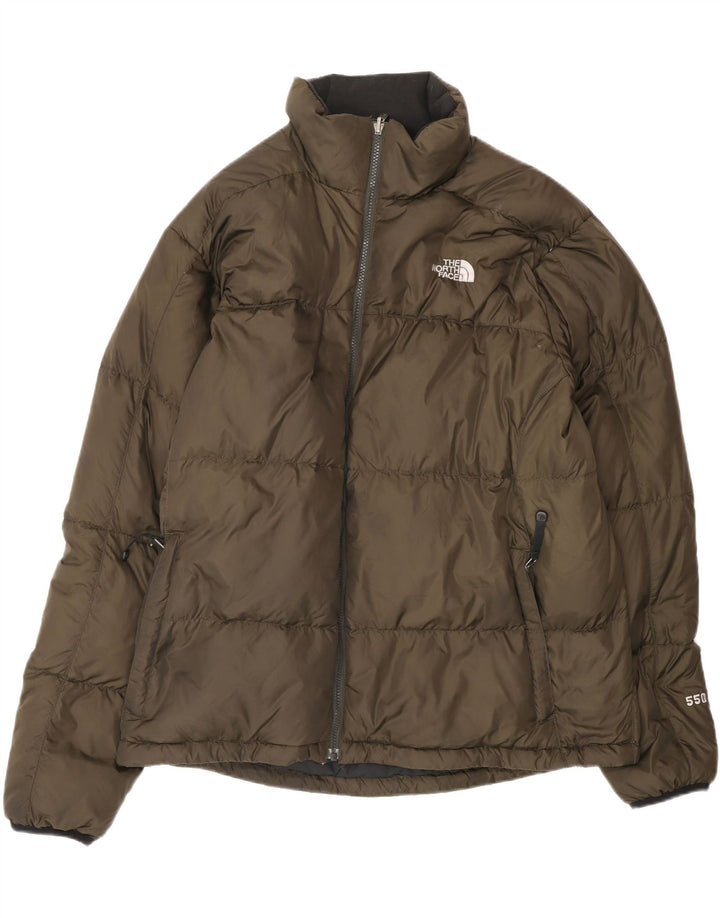 THE NORTH FACE Mens 550 Padded Jacket UK 42 XL Khaki Nylon