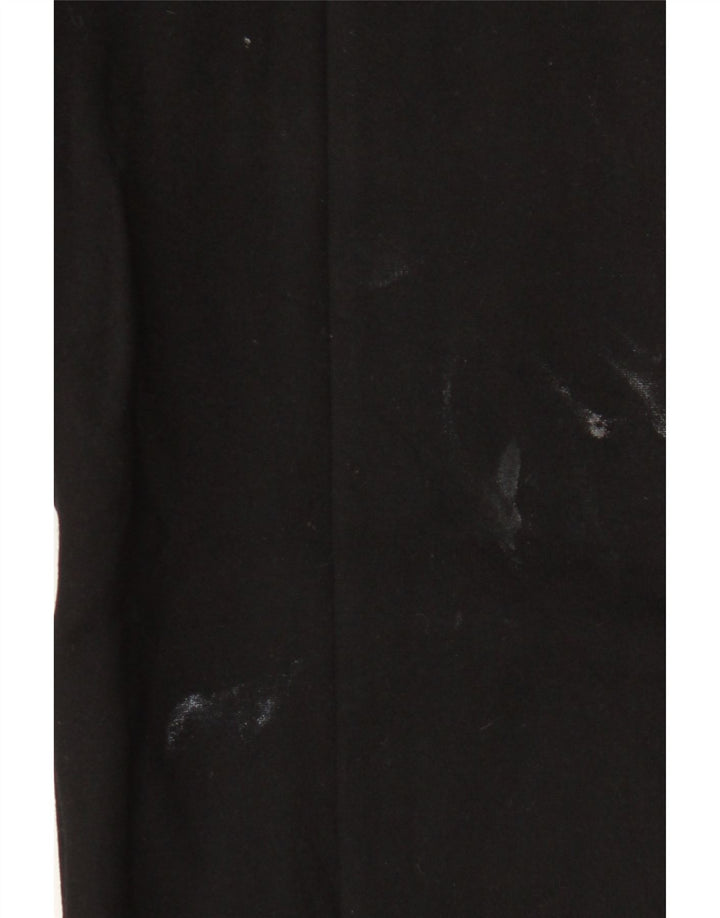 Zara Womens Leggings UK 14 Large Black Viscose