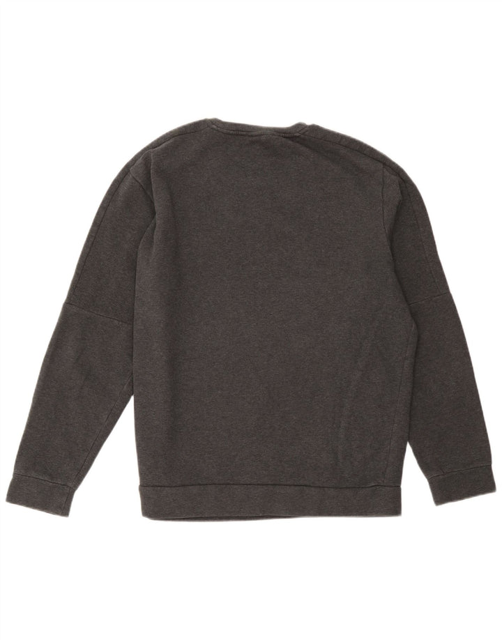 Adidas Mens Sweatshirt Jumper Large Grey Cotton