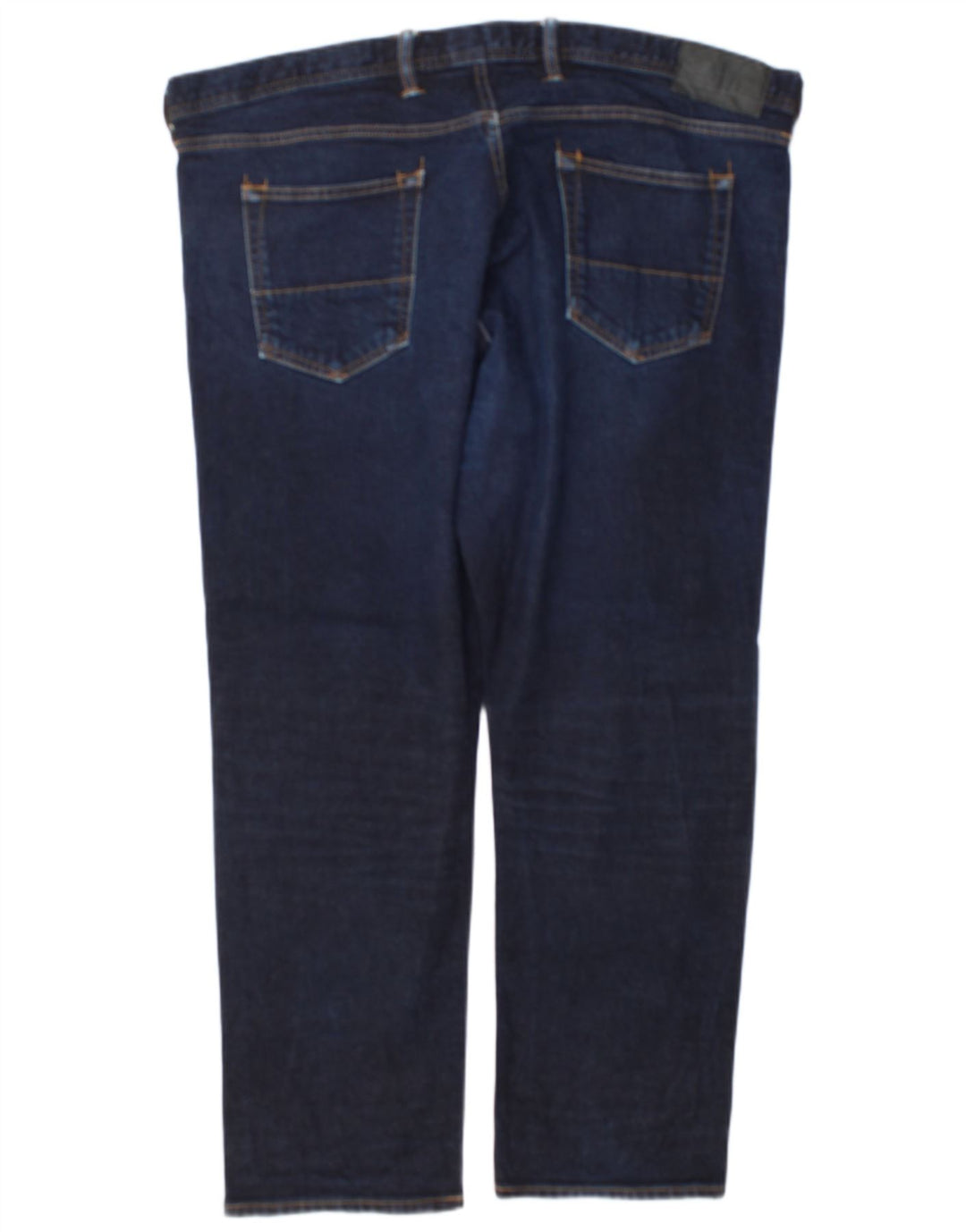 Marks & Spencer Mens Straight Jeans W42 L29 Navy Blue Cotton