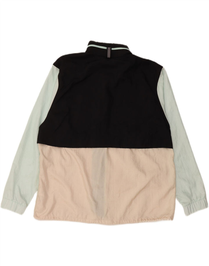 ADIDAS Womens Tracksuit Top Jacket UK 12 Medium Multicoloured Colourblock