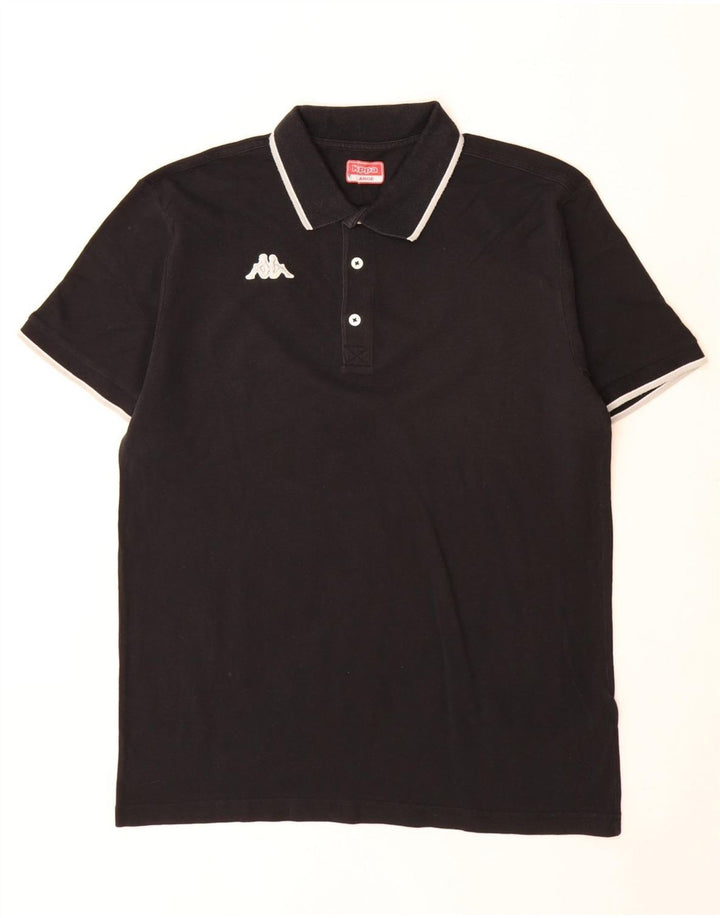 Kappa Mens Polo Shirt Large Black