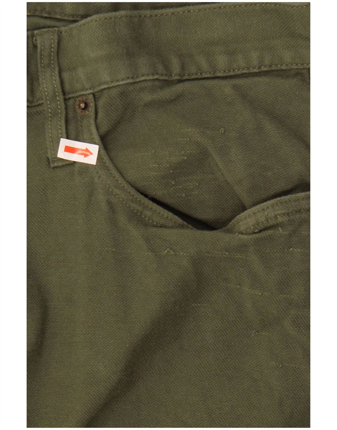 J. Crew Mens Flex Slim Fit Casual Trousers W33 L32 Khaki Cotton