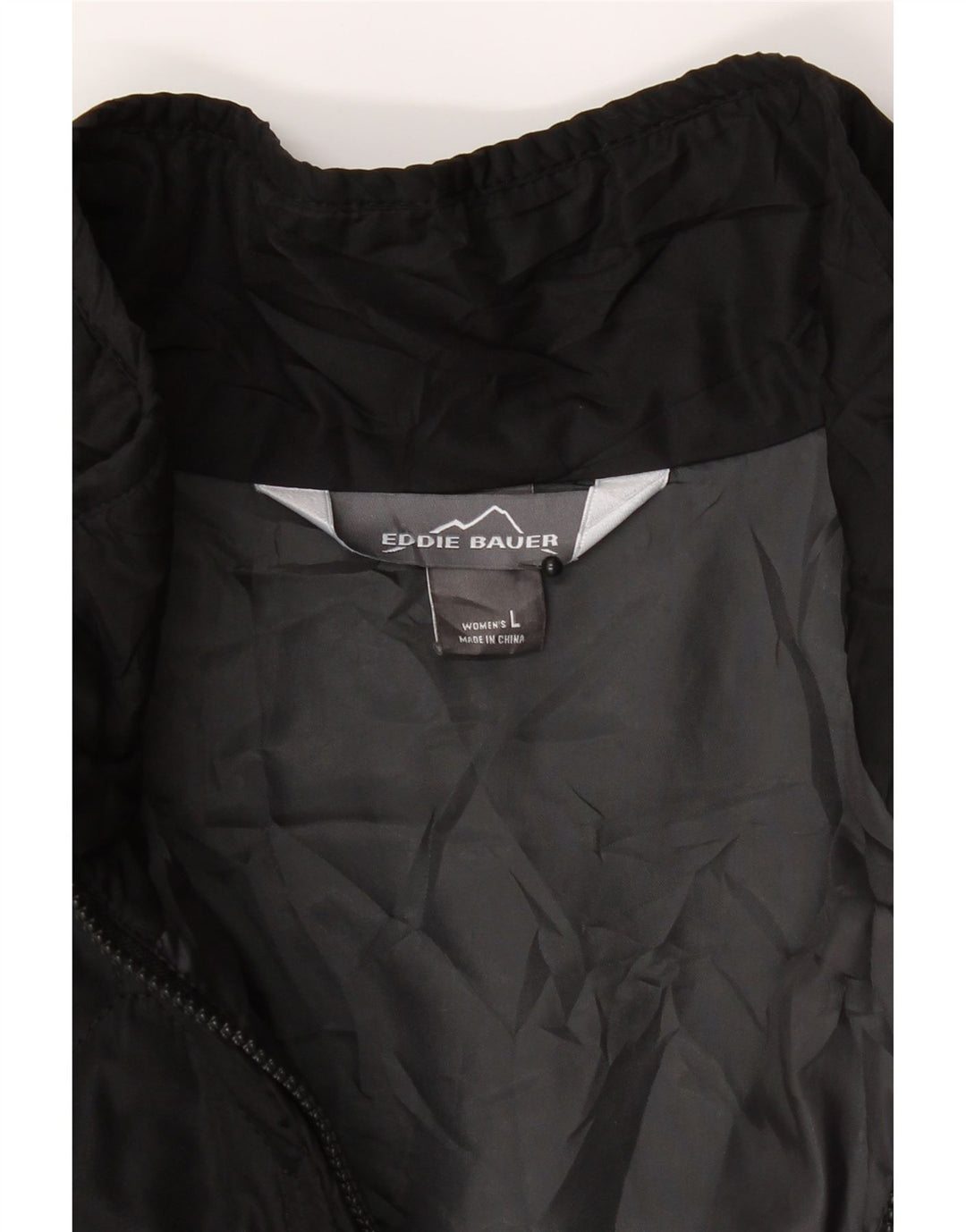 EDDIE BAUER Womens Quilted Jacket UK 14 Large Black Polyester Vintage Eddie Bauer and Second-Hand Eddie Bauer from Messina Hembry 