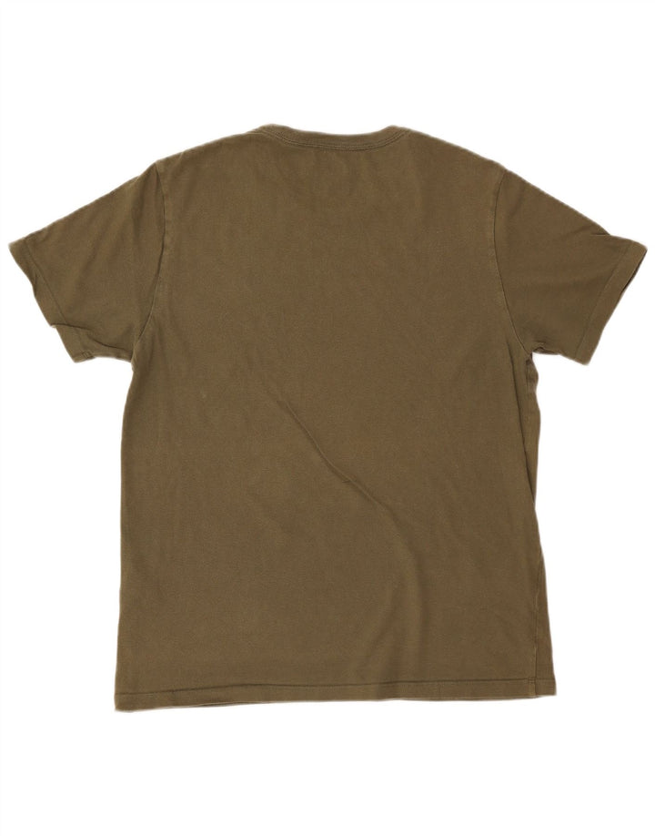 LEVI'S Mens Standard Fit T-Shirt Top Medium Khaki Cotton