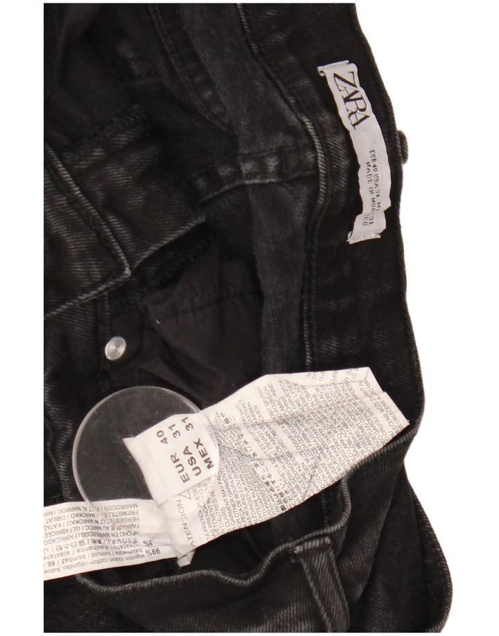 Zara Mens Skinny Jeans EU 40 Medium W30 L30 Black Cotton
