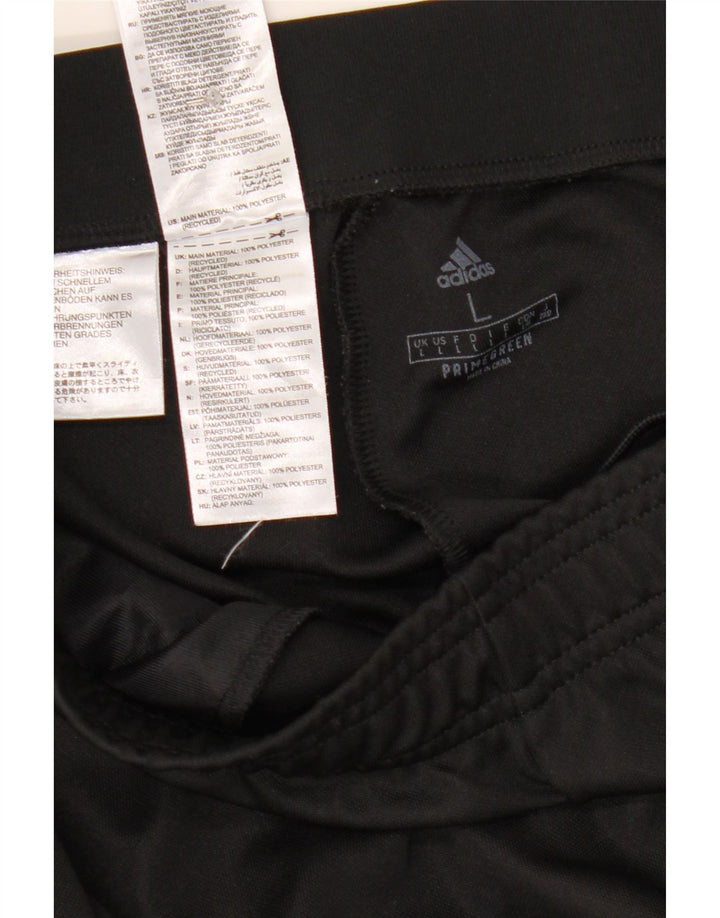 Adidas Mens Aeroready Tracksuit Trousers Large  Black Polyester