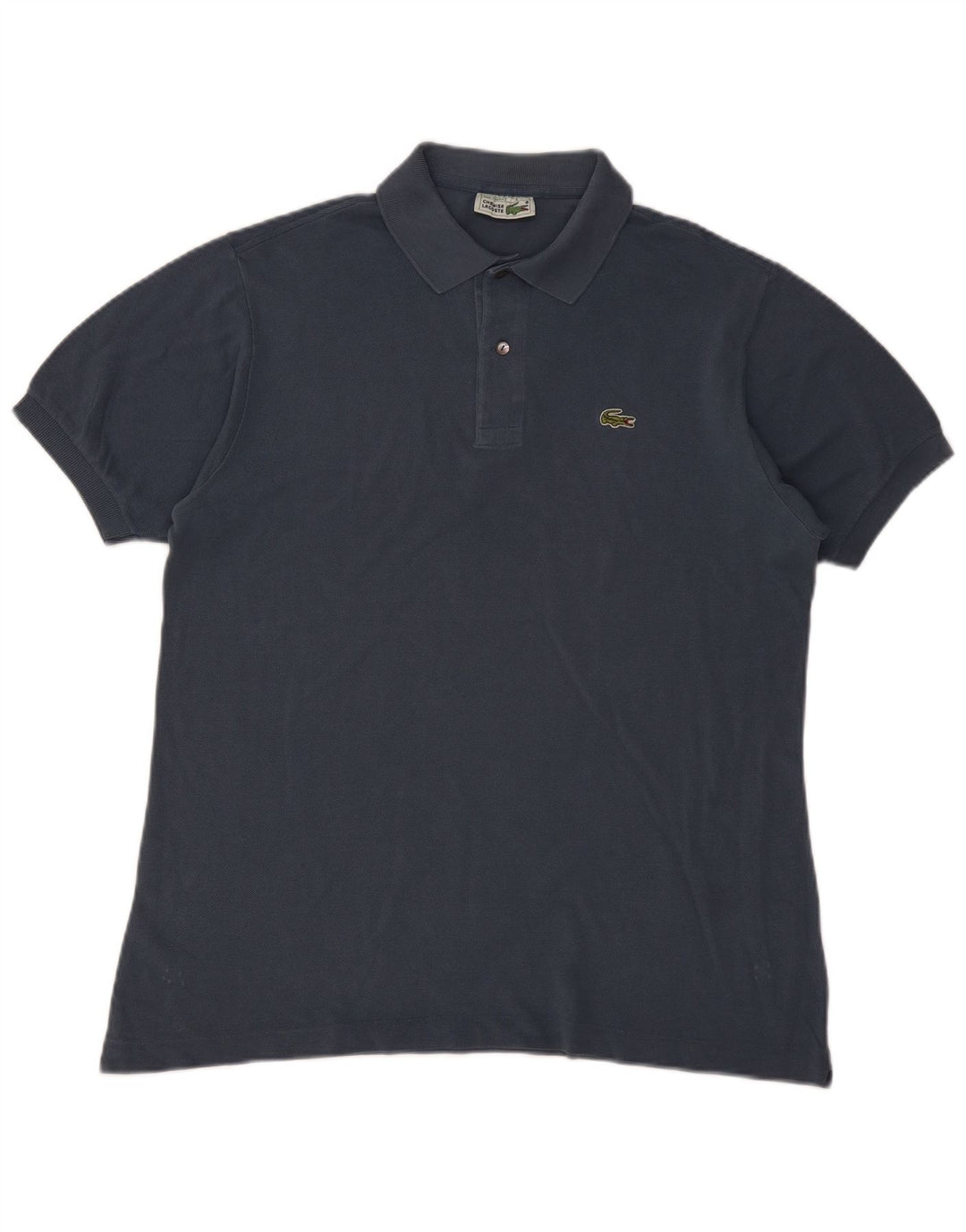 Lacoste Mens Polo Shirt Size 6 XL Navy Blue Cotton