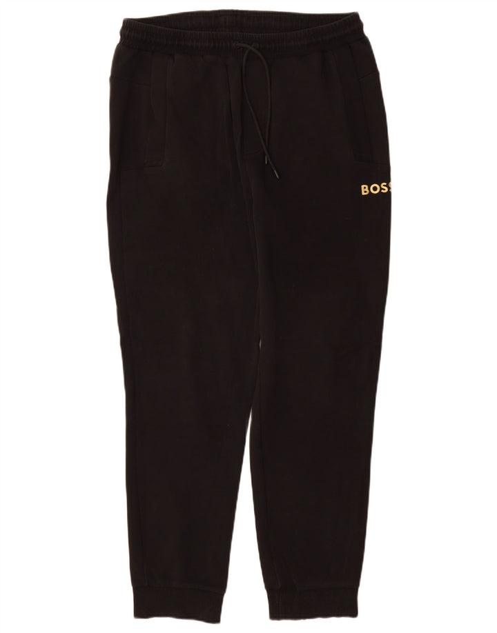 Hugo Boss Mens Tracksuit Trousers Joggers Medium Black