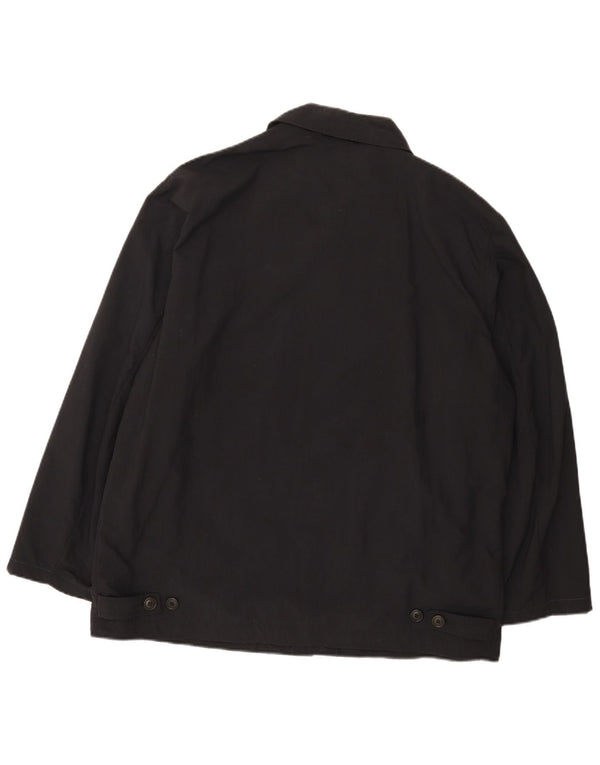 Calvin Klein Mens Windbreaker Jacket UK 44 2XL Black