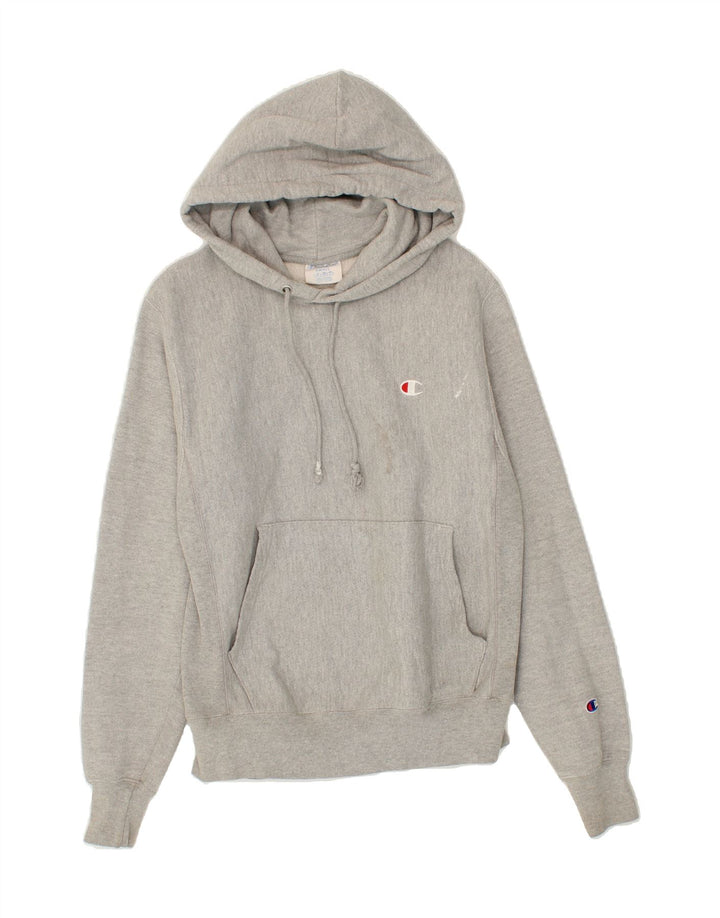 CHAMPION Mens Hoodie Jumper Small Grey Cotton Vintage Champion and Second-Hand Champion from Messina Hembry 