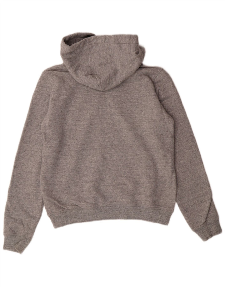 Jack Wills Womens Hoodie Jumper UK 8 Small Grey Cotton