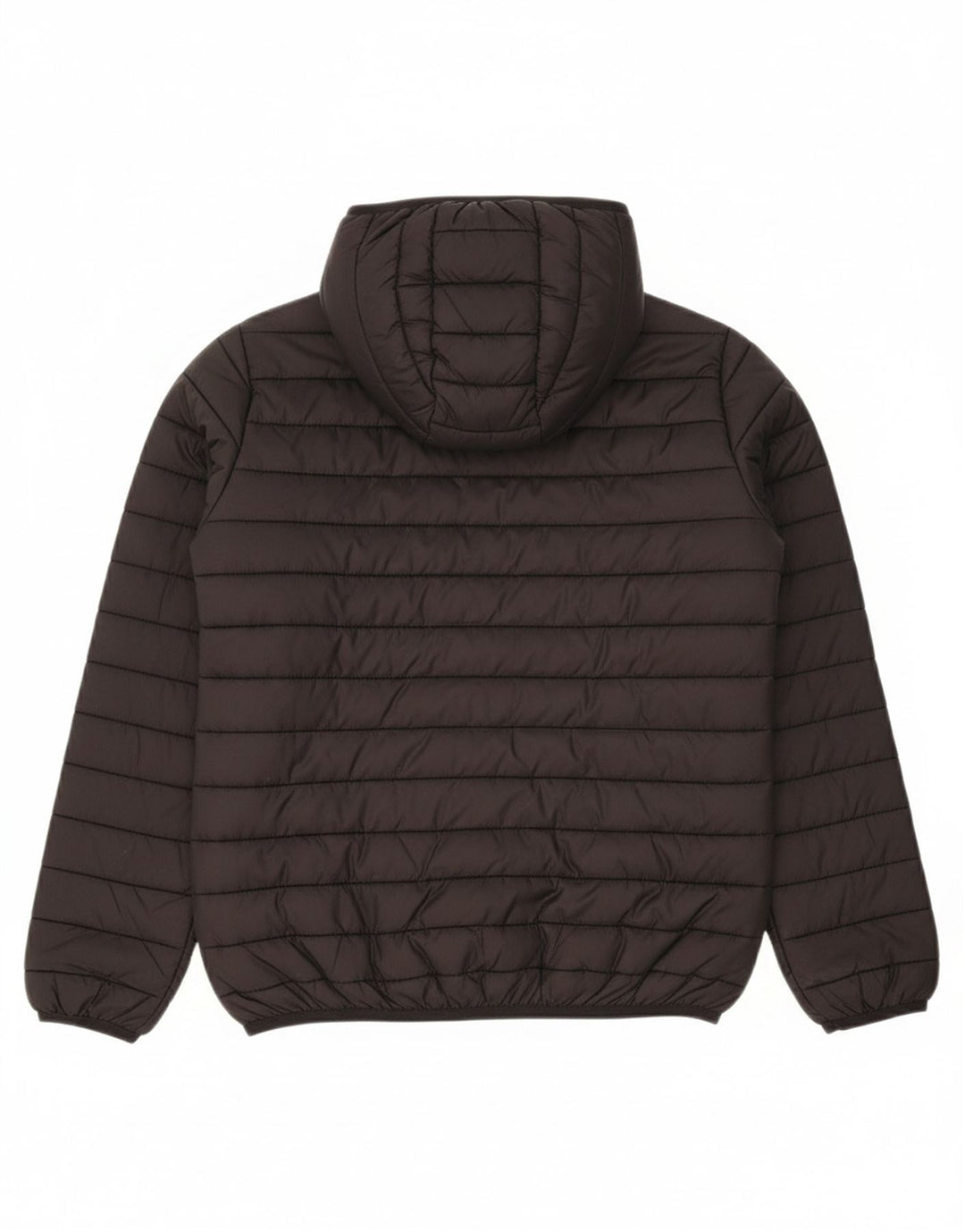 GUESS Boys Hooded Padded Jacket 11-12 Years Black Polyester