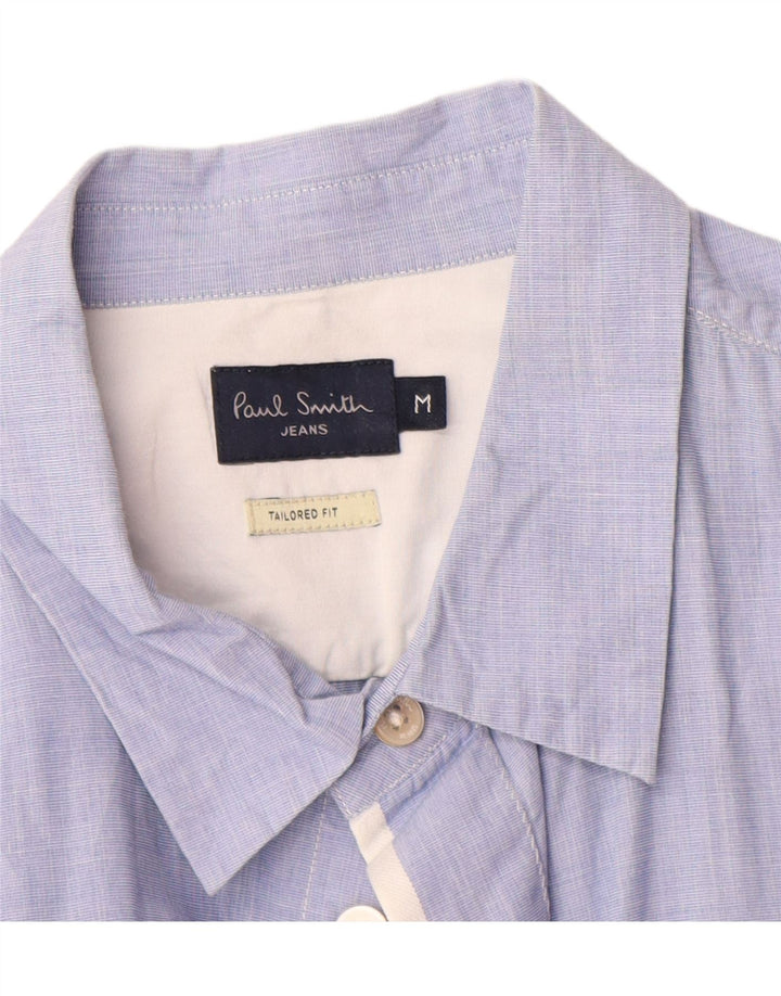 Paul Smith Mens Tailored Fit Shirt Medium Blue Cotton