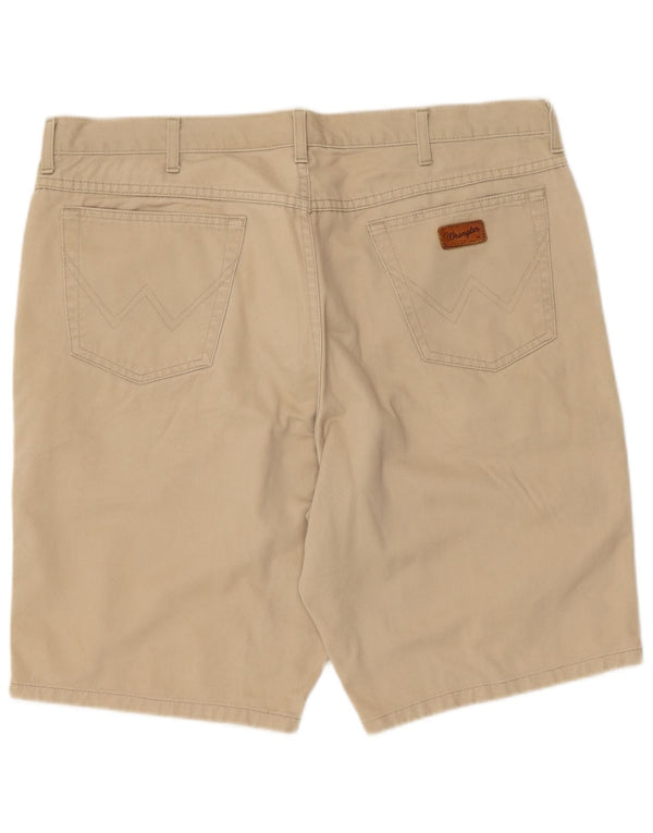 Wrangler Mens Hawaii Casual Shorts W38 XL Beige Cotton