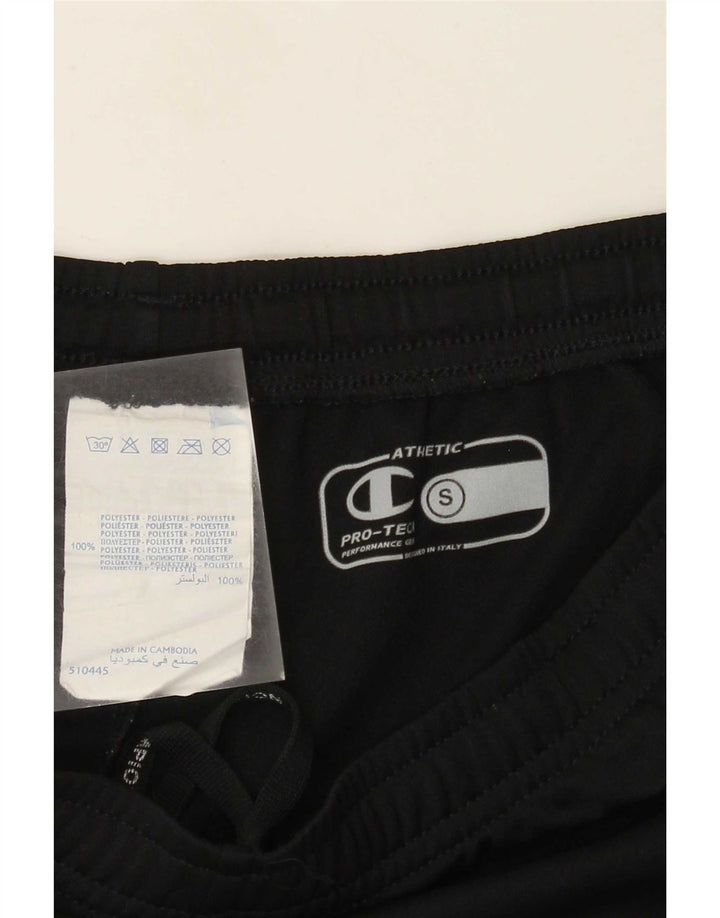 Champion Mens Sport Shorts Small Black Polyester