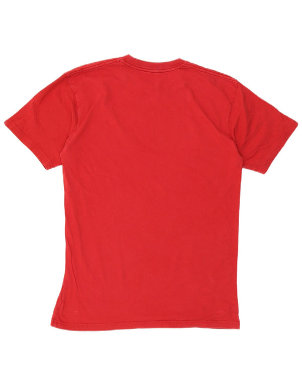 Vans Mens Classic Fit Graphic T-Shirt Top Medium Red Cotton