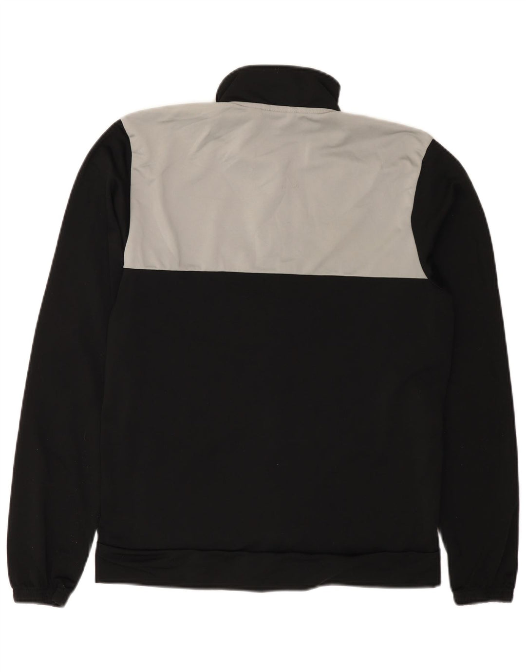 Adidas Mens Tracksuit Top Jacket UK 40/42 Medium Black Polyester