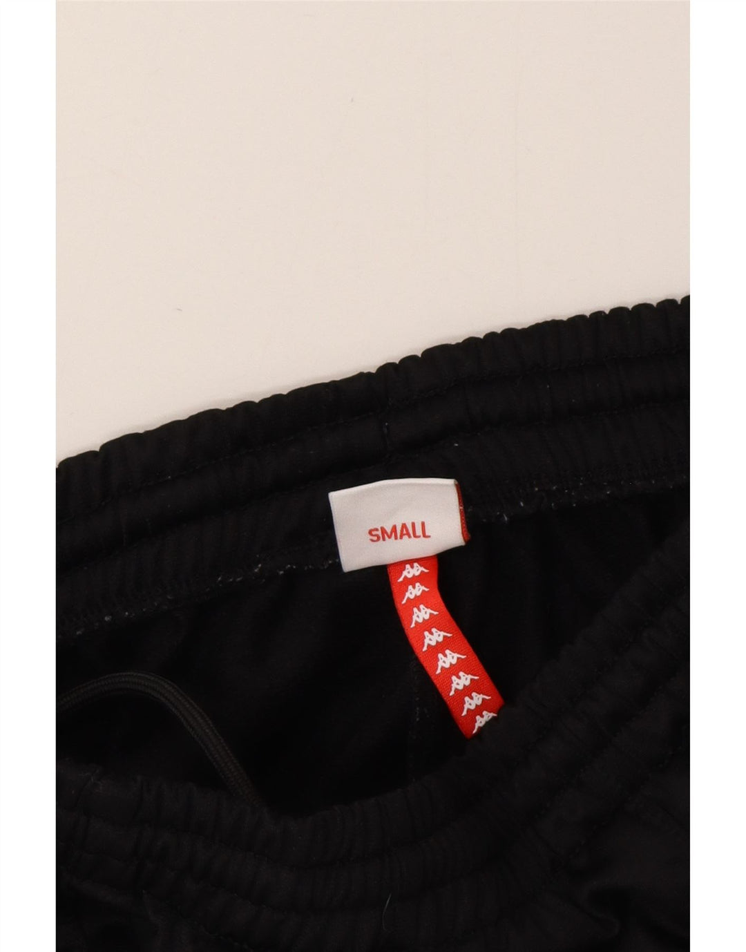 Kappa Mens Graphic Tracksuit Trousers Small  Black Polyester