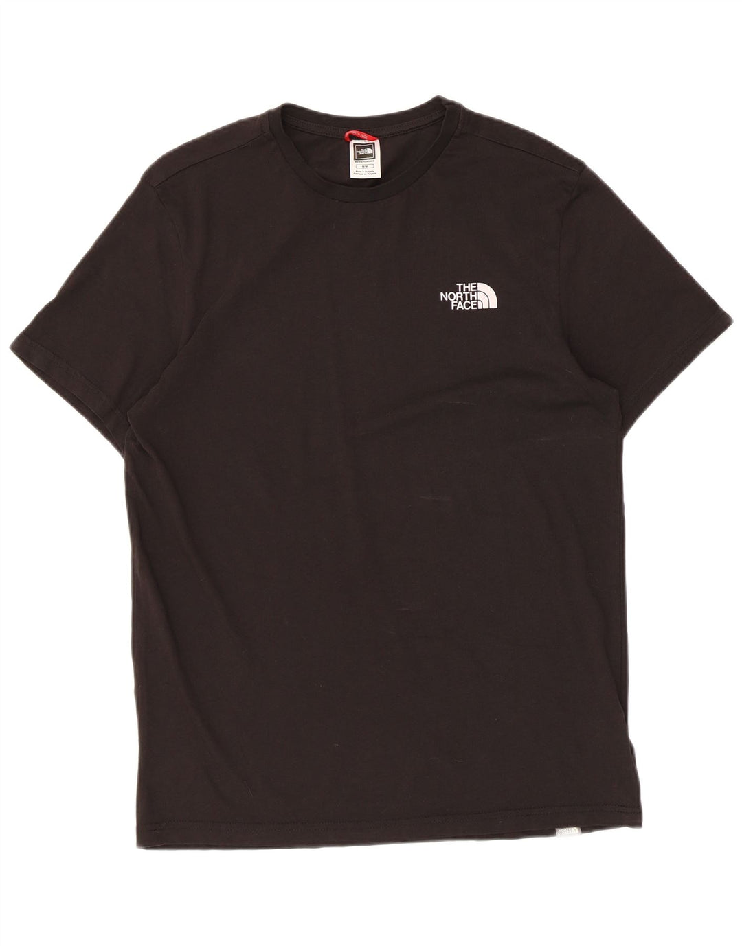 The North Face Mens T-Shirt Top Medium Black Cotton
