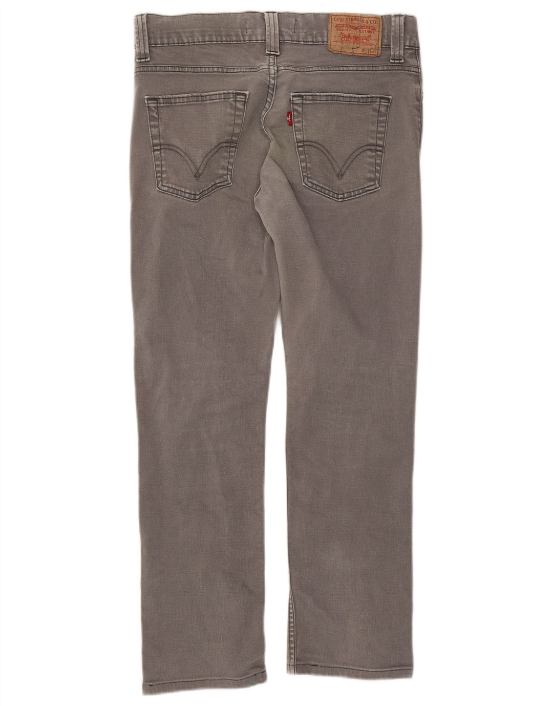 Levi's Womens 511 Slim Jeans W32 L28 Grey Cotton