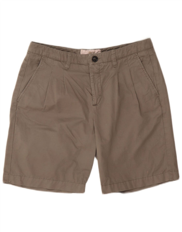 Marlboro Classics Womens Pegged Chino Shorts IT 42 Medium W34 Grey