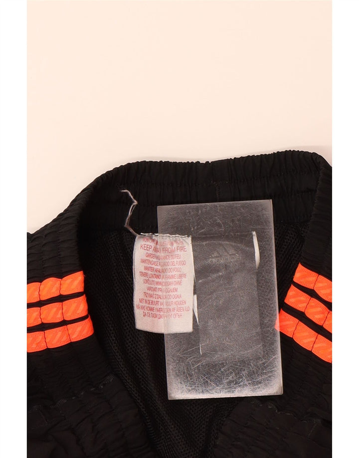 ADIDAS Boys F50 Graphic Sport Shorts 11-12 Years  Black Polyester