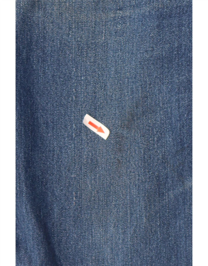 Wrangler Mens Texas Straight Jeans W38 L32 Blue Cotton