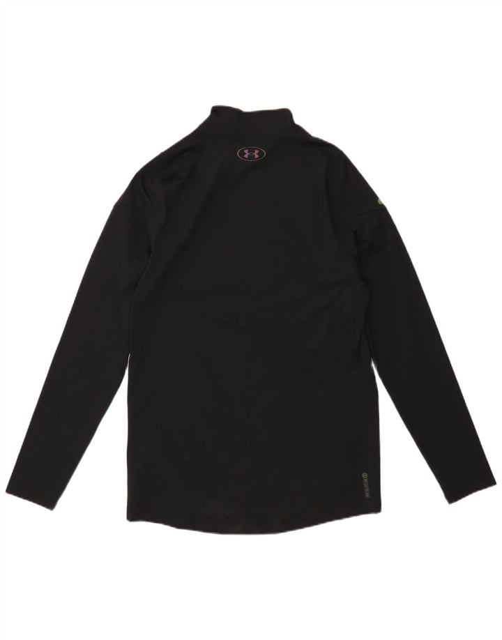 UNDER ARMOUR Mens Cold Gear Top Long Sleeve Small Black Polyester