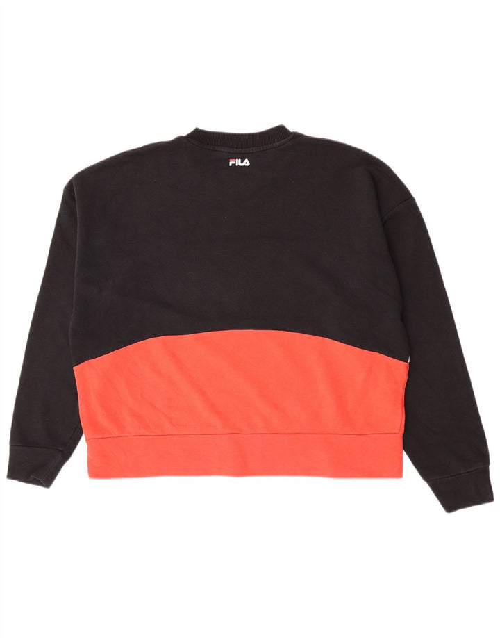 Fila Mens Graphic Sweatshirt Jumper Small Multicoloured Colourblock
