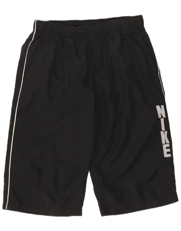 Nike Mens Graphic Sport Shorts Large Black Polyester