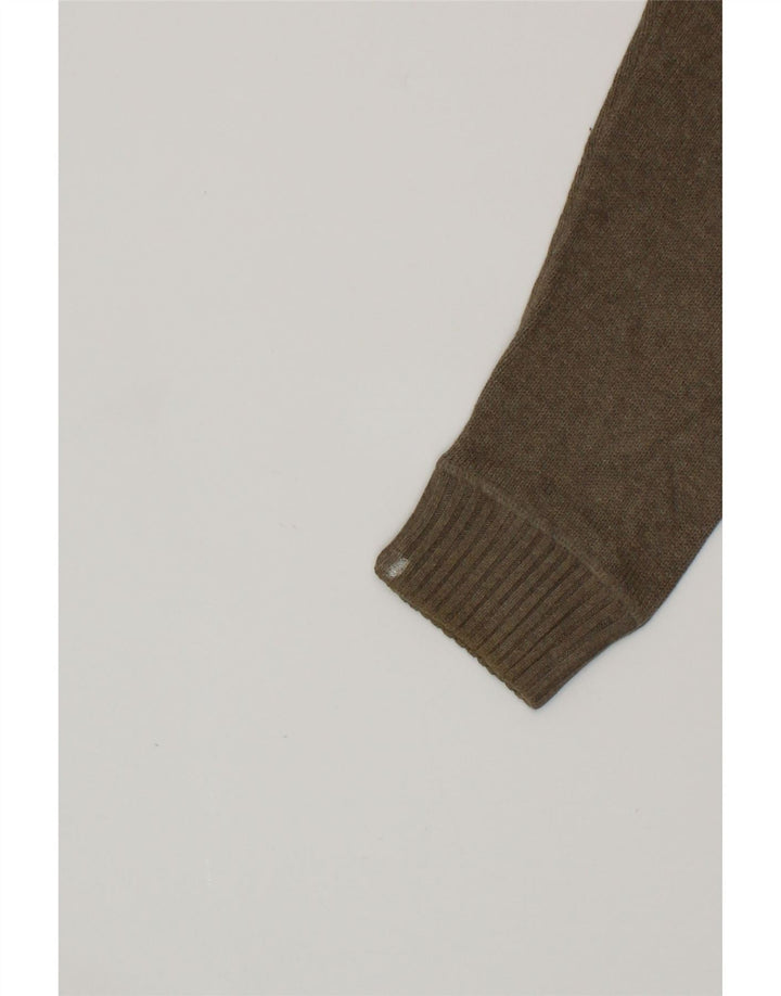 EDDIE BAUER Mens Zip Neck Jumper Sweater XL Grey Cotton Vintage Eddie Bauer and Second-Hand Eddie Bauer from Messina Hembry 